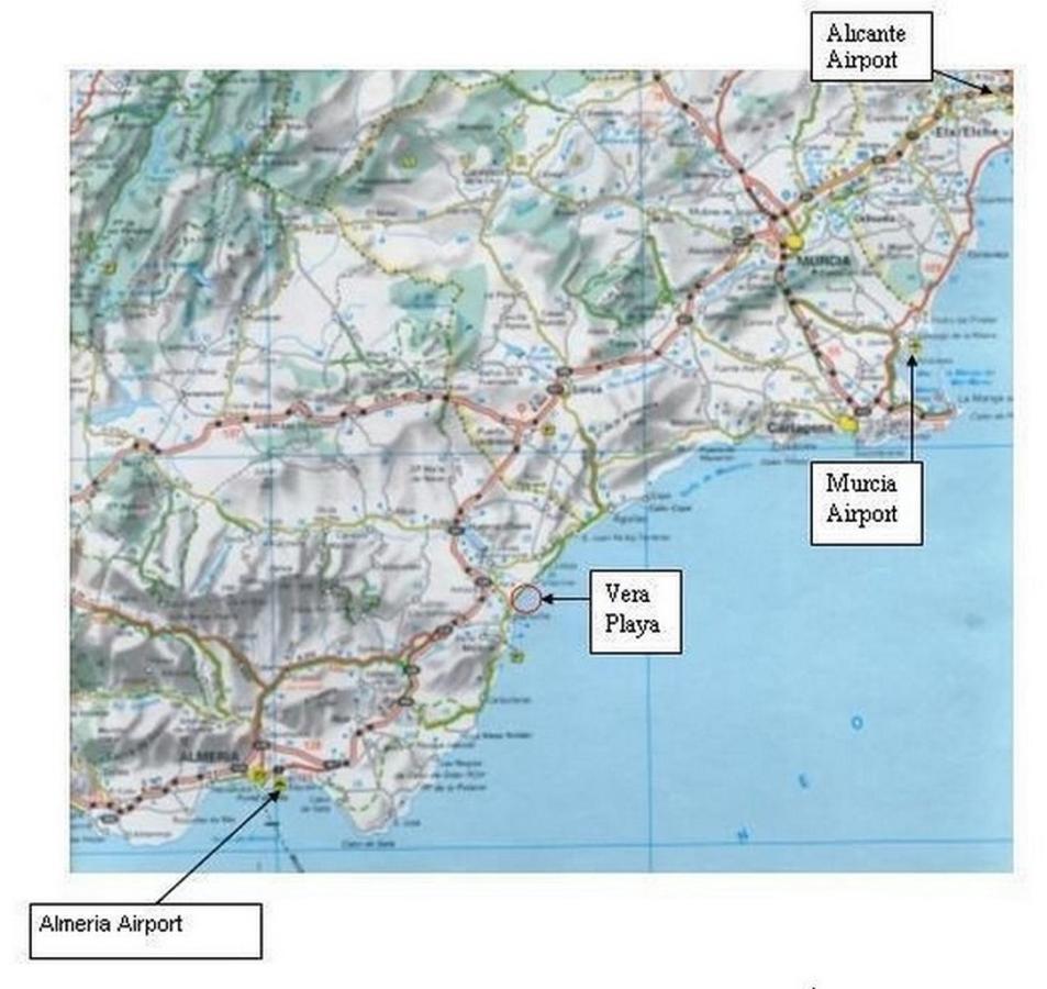 Homes of Spain, Casa Duplex Playas del Sur, 400m del mar , WIFI Playas de Vera Bagian luar foto